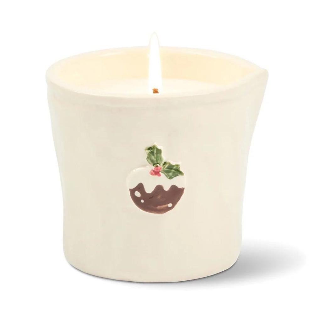 Paddywax Bistro Christmas Pudding Ceramic Candle 8oz